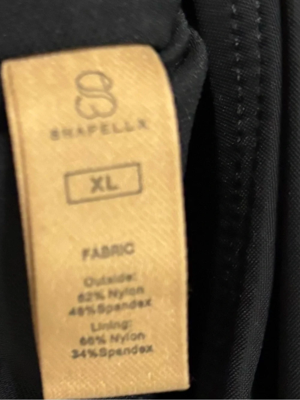NEW Shapellx Black Ruched Lace-Up Back Shaping Swimsuit NWOT Size: XL
